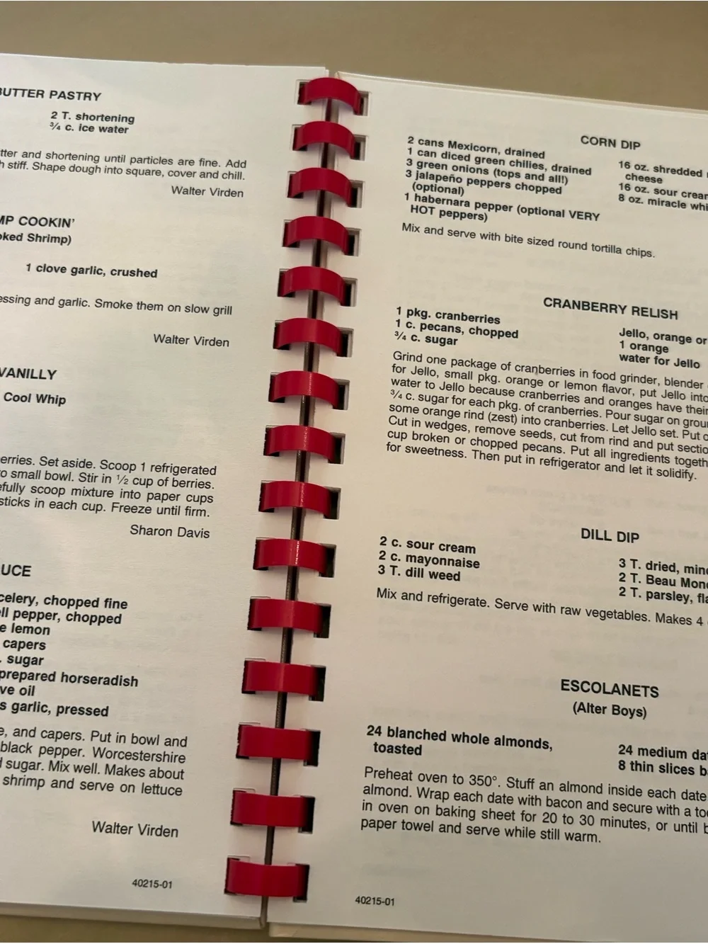 Taste & See St. Mark's EYC Cookbook - White Cover with Red Spiral